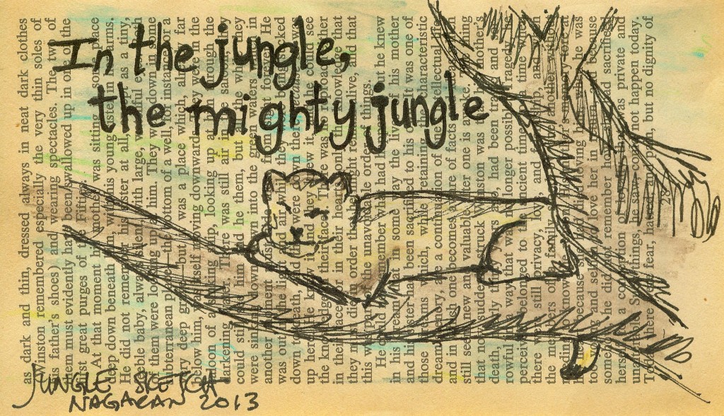 015 in the jungle sketch book page 2013