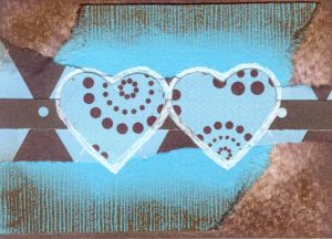art card 10_two blue hearts