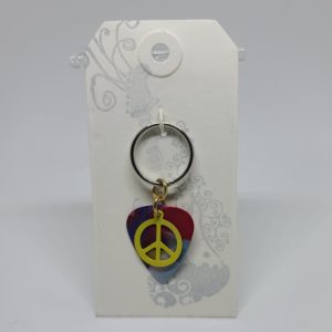 Peace Sign Key Ring